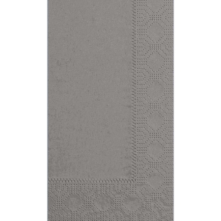 Hoffmaster 7.5" x 4.25" Regal Embossed Slate Gray Dinner Napkins PK 1000 180520
